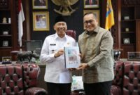 Gubernur Lampung Rahmat Mirzani Djausal menerima investor Malaysia Cita Global