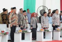 Pembukaan sekolah Islam modern Emer Islamic Boarding School (Eibos) dan Peresmian Masjid Ummi, di Jl. Branti Raya, Candi Mas, Kecamatan. Natar, Lampung Selatan
