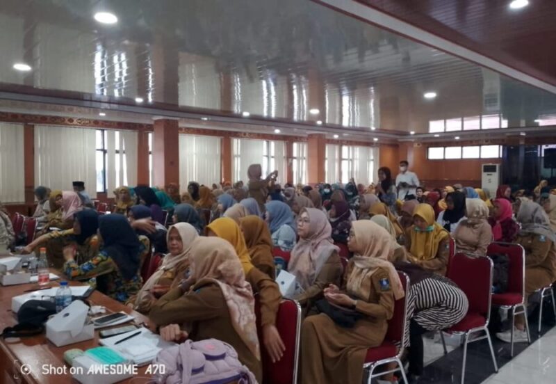 pelatihan bagi kader posyandu dan Tenaga Pelaksana Gizi (TPG)