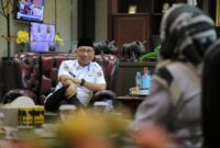 Gubernur Lampung Rahmat Mirzani Djausal menerima kunjungan FKUB Provinsi Lampung