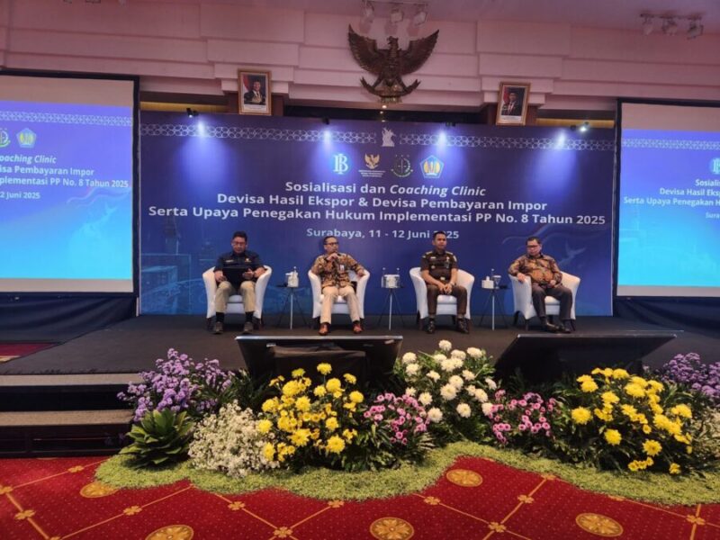 kegiatan Sosialisasi Peraturan Pemerintah No. 8 Tahun 2025 tentang Devisa Hasil ekspor Sumber Daya Alam, dalam rangka peningkatan penerimaan devisa negara