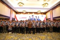 acara Pelantikan Dewan Pengurus Nasional Asosiasi DPRD Kabupaten Seluruh Indonesia (ADKASI) Periode 2025–2030 dan Seminar Nasional ADKASI di Hotel Borobudur Jakarta
