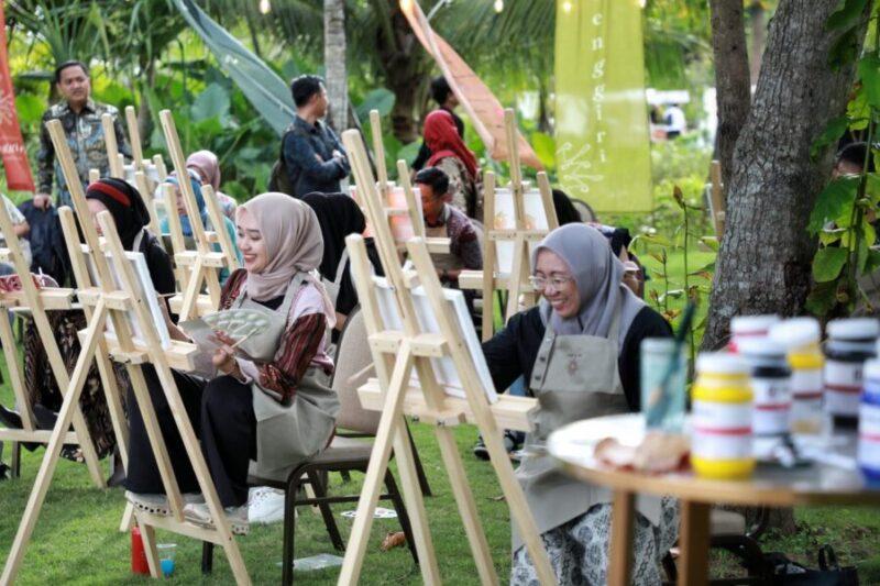 Acara pagelaran Pesenggiri Culture Event 2025