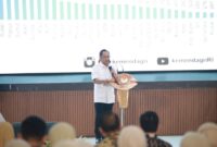 Menteri Dalam Negeri (Mendagri) Tito Karnavian dalam Kuliah Umum Civitas Academica dan Praja IPDN Pusat dan Regional di IPDN Kampus Jatinangor