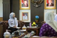 Wakil Gubernur Lampung Jihan Nurlela menerima kunjungan silaturahmi Pimpinan Wilayah Wanita Islam (PWWI) Provinsi Lampung