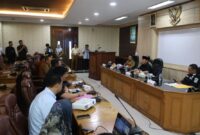 Pemerintah Kota Bekasi dan Pemerintah Kabupaten Bekasi melakukan persiapan terkait Serah Terima Aset dan Wilayah Layanan Perumda Tirta Bhagasasi di Kota Bekasi.