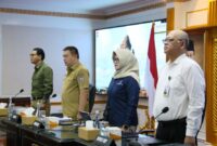 Rapat Koordinasi Pengendalian Inflasi Tahun 2025 yang digelar secara hybrid