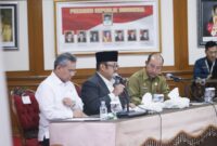 Menteri Perencanaan Pembangunan Nasional (PPN)/Kepala Badan Perencanaan Pembangunan Nasional (Bappenas) Rachmat Pambudy saat menjadi pembicara pada Retret Kepala Daerah dan Wakil Kepala Daerah Gelombang II