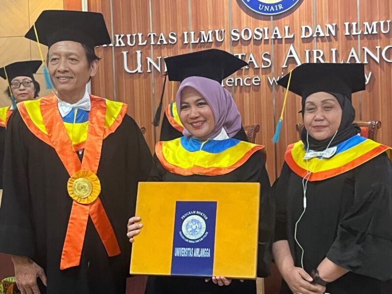 Promosi sidang ujian Doktor Terbuka di Fisip Universitas Airlangga Surabaya