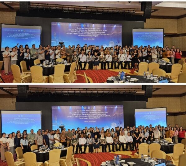 Kegiatan sosialisasi kepada para pelaku usaha dibidang ekspor dan impor di Kota Medan pada tanggal 19 Juni 2025 di JW Marriot Hotel Medan.