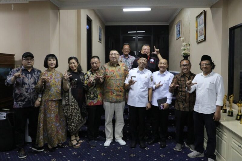 Gubernur Lampung Rahmat Mirzani Djausal menerima kunjungan kerja Jiangsu TanFang Technology Group Co., Ltd.,