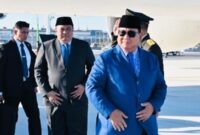Prabowo tiba di New York pada Sabtu (20/9/2025) sore melalui Bandara Internasional Jhon F Kennedy. (Biro Pers Sekretariat Presiden)