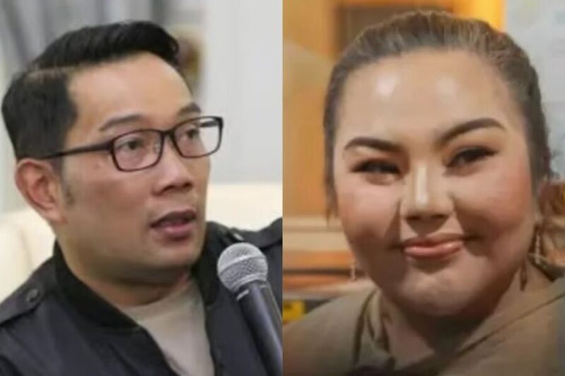 Ridwan Kamil. (kiti) dan Lisa Mariana. (Jennus)