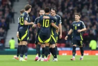 Timnas Skotlandia menang 2-1 atas Belarus dalam laga Kualifikasi Piala Dunia 2026 di Hampden Park pada Minggu (12/10/2025). (UEFA.com)