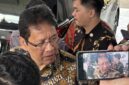 Menteri Keuangan Purbaya menjawab pertanyaan wartawan di komplek Kantor Kemenkeu Jakarta. (Antara Foto)