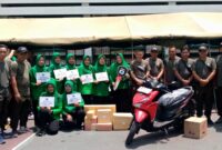 Dandim Kodim 0707/Wonosobo berfoto bersama anggota