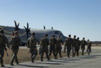 Pasukan militer AS tiba di Israel menyongsong perdamaian. (Reuters