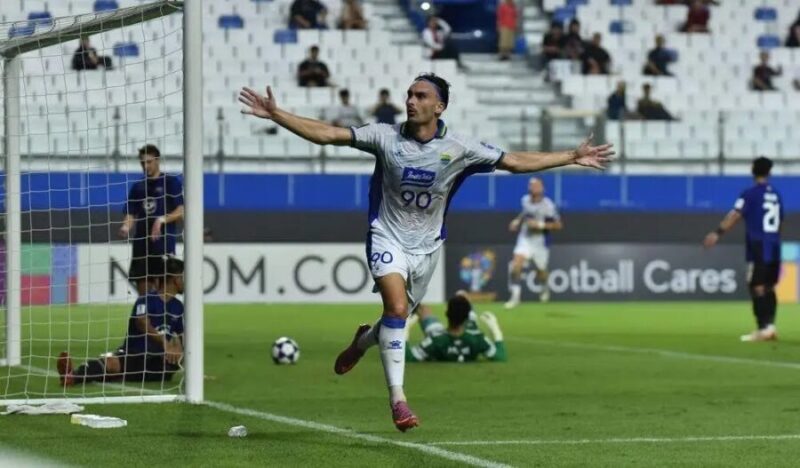 Persib Bandung saat melawan Bangkok City di laga AFC. (Dok Persib)