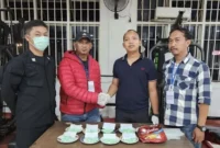 Petugas Rumah Tahanan Negara (Rutan) Kelas I Cipinang, Jakarta Timur, menggagalkan penyelundupan 785 butir obat terlarang jenis Inex Transformer yang dibawa dua pengunjung. (Ditjen Pemasyarakatan)