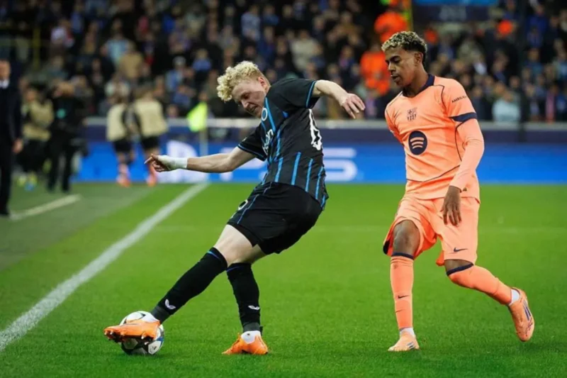 Barcelona harus bekerja keras menjaga kasta di markas Btugge. (UEFA)
