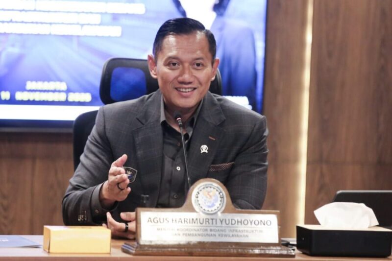 Menteri Koordinator Bidang Infrastruktur dan Pembangunan Kewilayahan, Agus Harimurti Yudhoyono (AHY), (Istimewa)