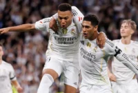 Dua gol Kylian Mbappe menandai kemenangan telak Real Madrid 4-0 atas Valencia pada lanjutan Liga Spanyol 2025/2026 di Stadion Santiago Bernabeu, Minggu (2/11) dini hari WIB. (realmadrid.com)