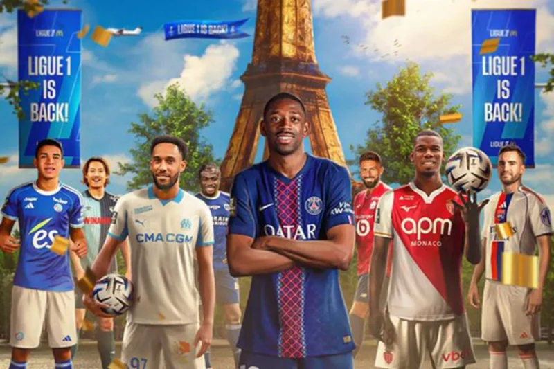 Ilustrasi - Peta persaingan Liga Prancis. Lyon vs PSG potensi ubah persaingan papan atas . (X/Ligue1_ENG)