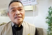 Tersangka kasus korupsi, Satori. (B) 