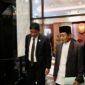 Menteri Agama Nasaruddin Umar bertemu Menteri Keuangan Purbaya Yudhi Sadewa untuk membahas penguatan sinergi pengelolaan ekonomi syariah. (Dok Kemenag)