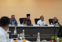 Menteri Agama Nasaruddin Umar dalam rapat koordinasi tingkat menteri dengan Kemenko PMK. (Jennus)