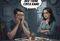 Ilustrasi - Hidup dengan pasangan pengidap NPD. (Jennus)