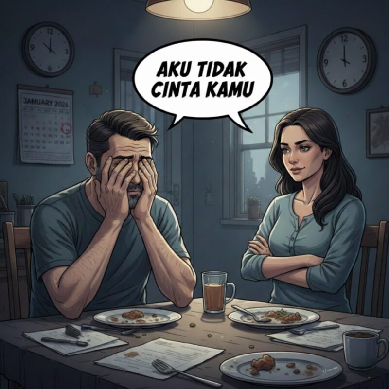 Ilustrasi - Hidup dengan pasangan pengidap NPD. (Jennus)