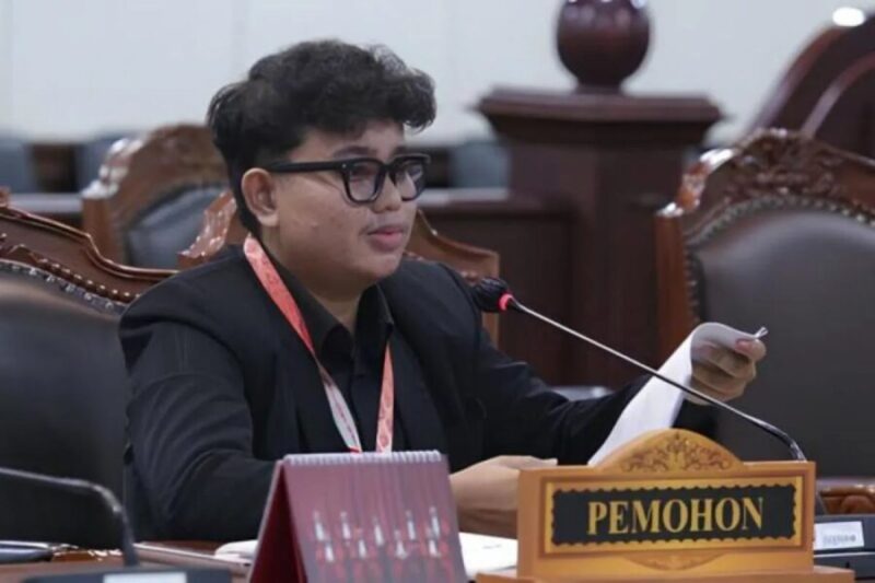 Mahasiswa Universitas Muhammadiyah Yogyakarta (UMY), Muhammad Reihan Alfariziq, mengajukan uji materiil terhadap Pasal 106 Undang-Undang Lalu Lintas Angkutan Jalan (LLAJ). (Jennus)