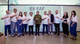 Menteri Ekonomi Kreatif, Teuku Riefky Harsya, menerima audiensi Dyandra Event Solution (DES), Bahas Pengembangan Talenta Kreatif dan IP Event di Kantor Kementerian Ekraf, Jakarta, Senin (20/1/2026).