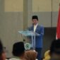 Menteri Agama Nasaruddin Umar menyampaikan sambutan pada Musyawarah Kerja Nasional (Mukernas) Majelis Ulama Indonesia (MUI) 2026 di Hotel Grand Sahid, Jakarta, Kamis (12/2/2026). (Humas Kemenag)