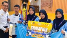 Tim Robotik MAN 1 Metro berhasil meraih Juara 1 pada cabang Innovation Robot dalam ajang Robotic STIP Challenge (RSC) 2026. (Humas Kemenag)  