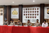 Sidang Komisi Etik Profesi Polri memberhentikan tidak dengan hormat (PTDH) Bripda Mesias Viktor Siahaya, anggota Brimob  tersangka kasus dugaan penganiayaan terhadap siswa berinisial AT (14) di Tual hingga meninggal dunia. (Jennus)