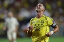 Cristiano Ronaldo sudah nyaman dengan Al Nassr' di Arab Saudi. (Reuters/Tyrone Siu)