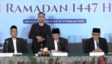 Sidang Isbat Penetapan 1 Ramadhan yang digelar di Hotel Borobudur, Jakarta Pusat, Selasa (17/2/2026), dan dipimpin langsung oleh Menteri Agama Nasaruddin Umar. (Kemenag)