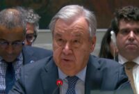 Sekretaris Jenderal Perserikatan Bangsa-Bangsa (PBB) António Guterres (un.org)