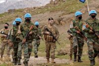 Pasukan Sementara Perserikatan Bangsa-Bangsa di Lebanon (UNIFIL) menggelar patroli di sekitar markas besarnya di Naqoura, Lebanon. (Dok UNIFIL)