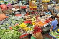 Stabilitas barang dan harga di salah satu pasar tradisional Bekasi. (Istimewa)