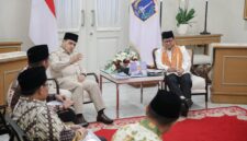 Pertemuan Wakil Menteri Agama Muhammad Syafii dengan Gubernur Daerah Khusus Jakarta Pramono Anung di Balai Kota Jakarta, Jumat (6/3/2026). (Jennus)