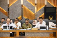 Mendagri Wiyagus saat Rapat Koordinasi Keamanan dalam rangka Persiapan Hari Raya Idulfitri 1447 Hijriah di Kantor Kementerian Koordinator (Kemenko) Bidang Politik dan Keamanan (Polkam), Jakarta, Rabu (11/3/2026).