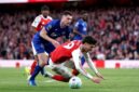 Arsenal meraih kemenangan penting 2-0 atas Everton dalam lanjutan Premier League di Emirates Stadium, Minggu (15/3/2026) dini hari WIB. (Getty Images/Justin Setterfield)