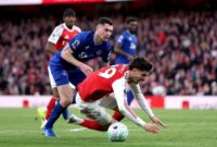 Arsenal meraih kemenangan penting 2-0 atas Everton dalam lanjutan Premier League di Emirates Stadium, Minggu (15/3/2026) dini hari WIB. (Getty Images/Justin Setterfield)