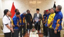 Menteri Agama Nasaruddin Umar dalam audiensi bersama Majelis Rakyat Papua Barat (MRPB) di Masjid Istiqlal, Jakarta. Senin (27/04/2026).