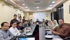 Workshop penulisan buku referensi dan buku ajar mahasiswa Indonesia di Mesir oleh Universitas Muhammadiyah Yogyakarta (UMY) bersama Pimpinan Cabang Istimewa Muhammadiyah (PCIM) Mesir di Kairo, Jumat (24/3/2026). (Humas UMY)