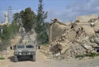 Pasukan Hizbullah di wilayah sasaran Israel Utara. (Anadolu)