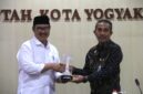 Wali Kota Yogyakarta, Hasto Wardoyo saat menerima audiensi dari Kementerian HAM Jateng.